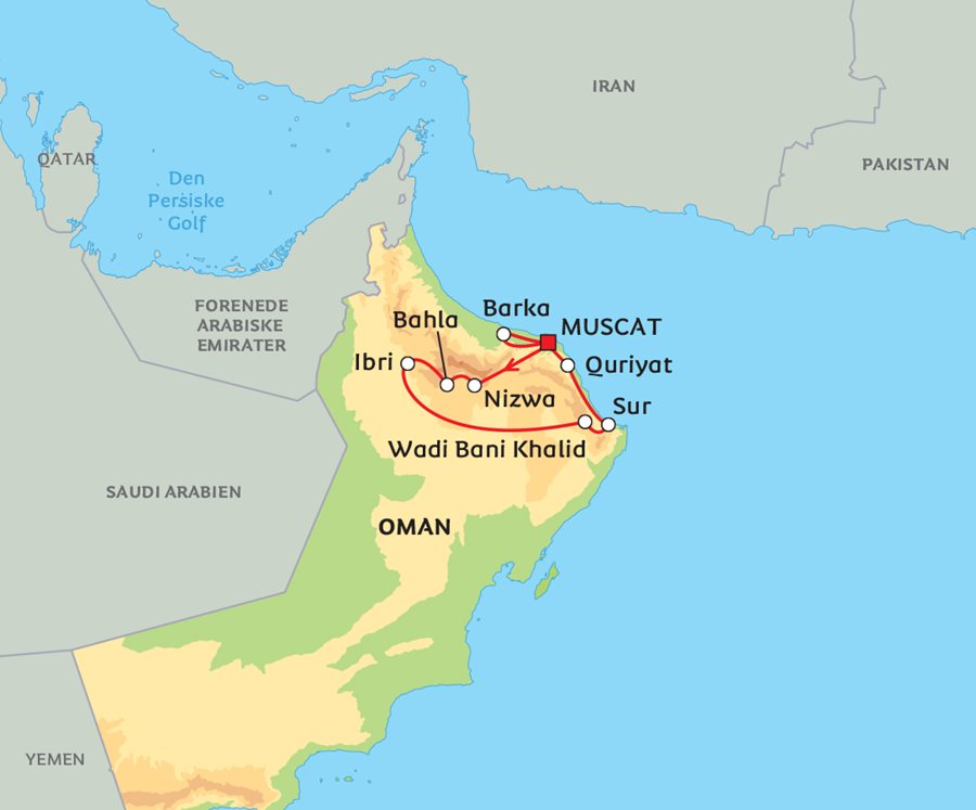 tøjlerne strubehoved Watt Oman – det lykkelige Arabien