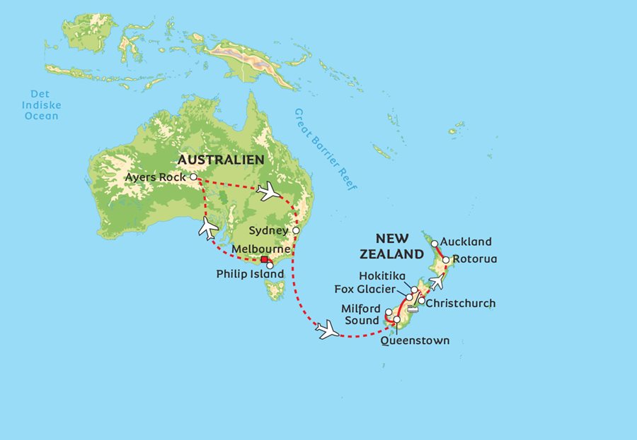 Modsatte dejligt at møde dig farvestof Australien & New Zealand